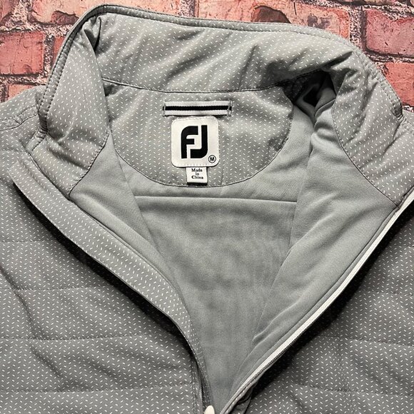 FootJoy Vest Womens Gray Quilted Lightweight Golf Driving Range The Olde Farm - Picture 4 of 7